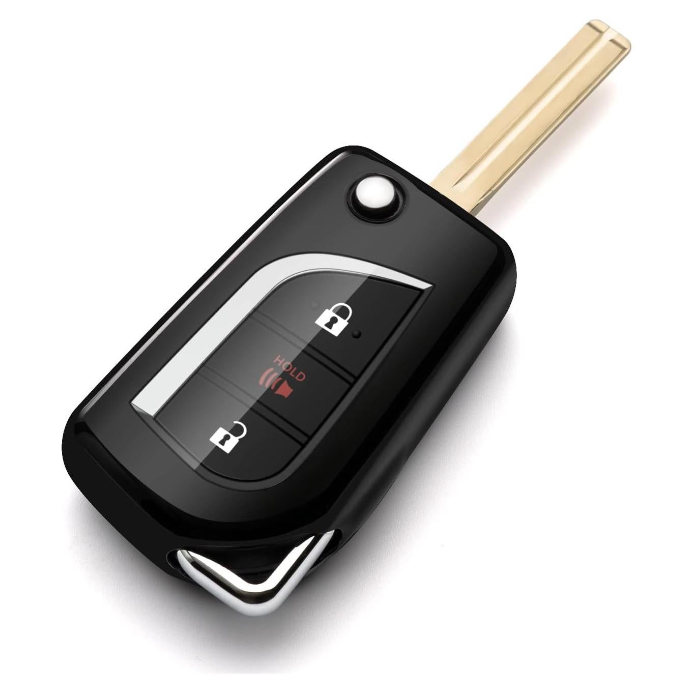 Funda de Llave de Coche ZSPDACC para Toyota Negra 1:1