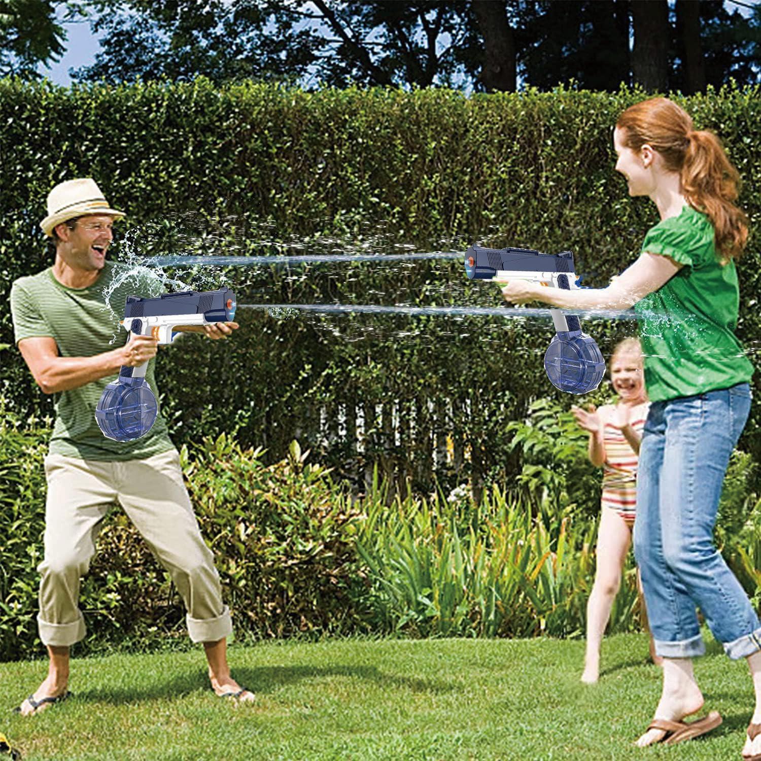 Pistola de Agua Eléctrica ELPSCGROO Recargable 500ml 9,75m