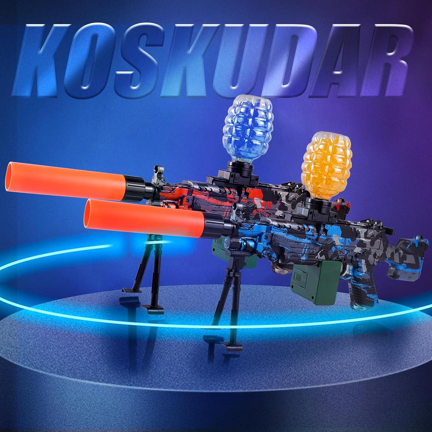 Set 2 Blasters Eléctricos KOSKUDAR con 100000 Rondas