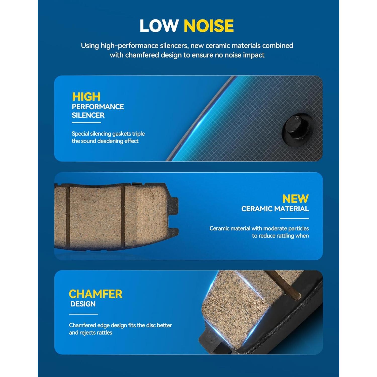 Pastillas de Freno Cerámicas PHILTOP D909 para Chevrolet y GMC