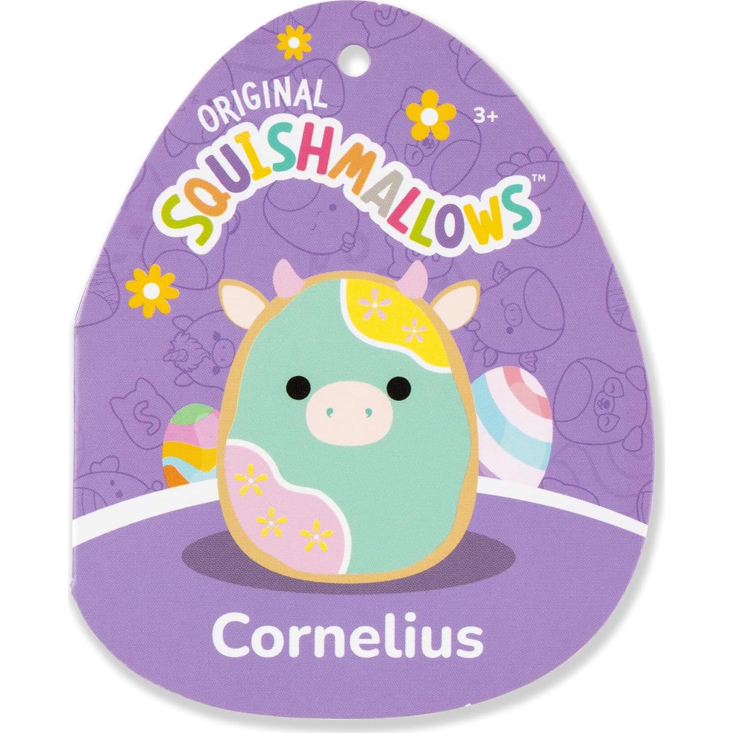 Peluche Squishmallows Original Cornelius Vaca Galleta 12.7cm