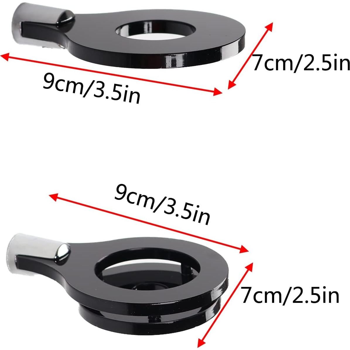 Soporte de Pared Vertical para Sable de Luz Acrílico Negro