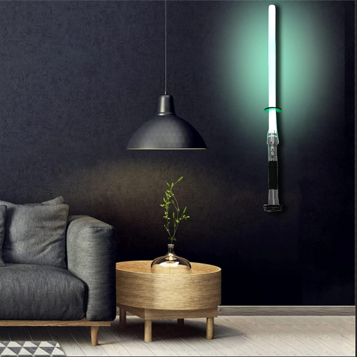 Soporte de Pared Vertical para Sable de Luz Acrílico Negro