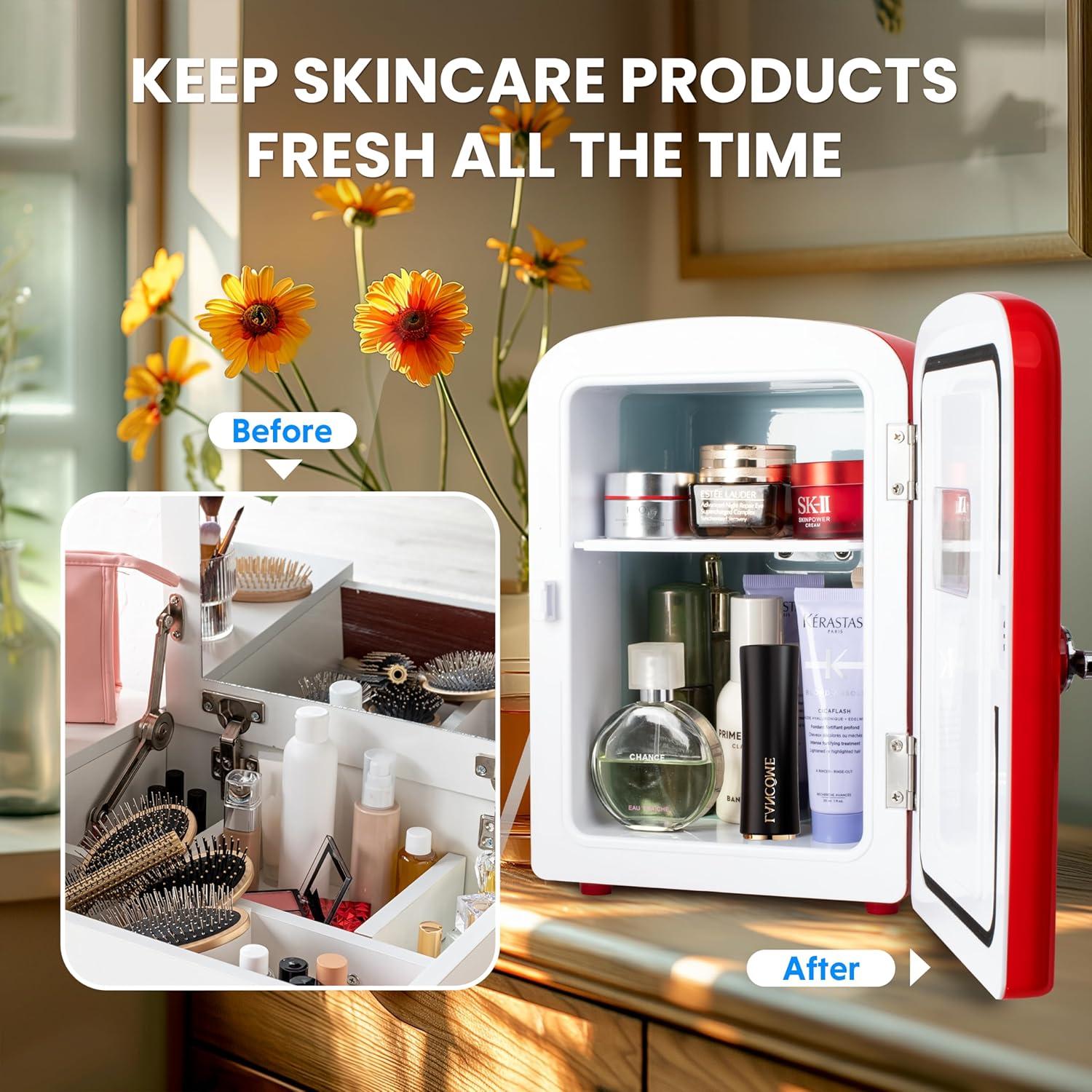 Mini Nevera Portátil Simple Deluxe 4L Ecológica Calentador y Enfriador