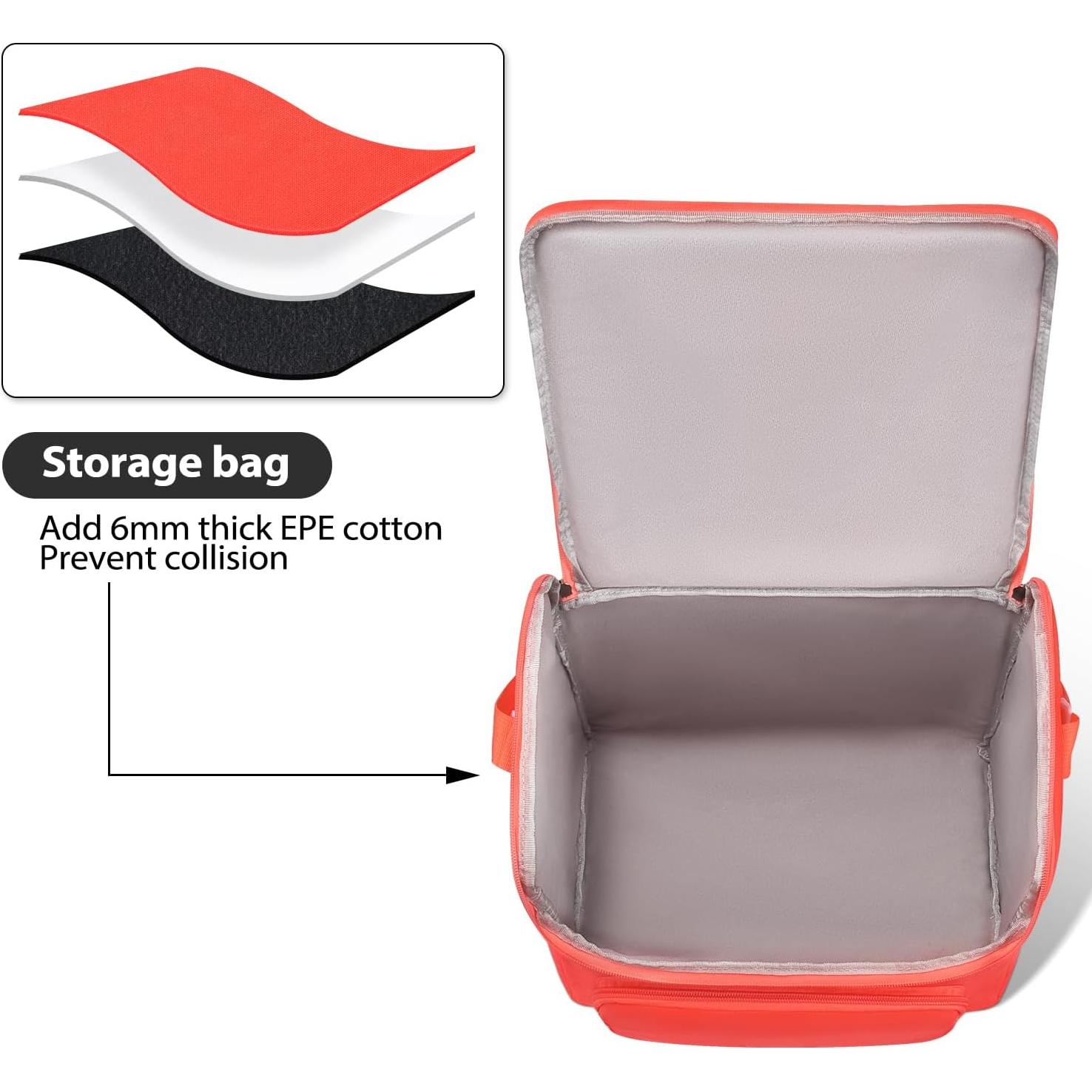 Funda de Nevera Mini Portátil Multiuso 31x19.5cm - Color Naranja