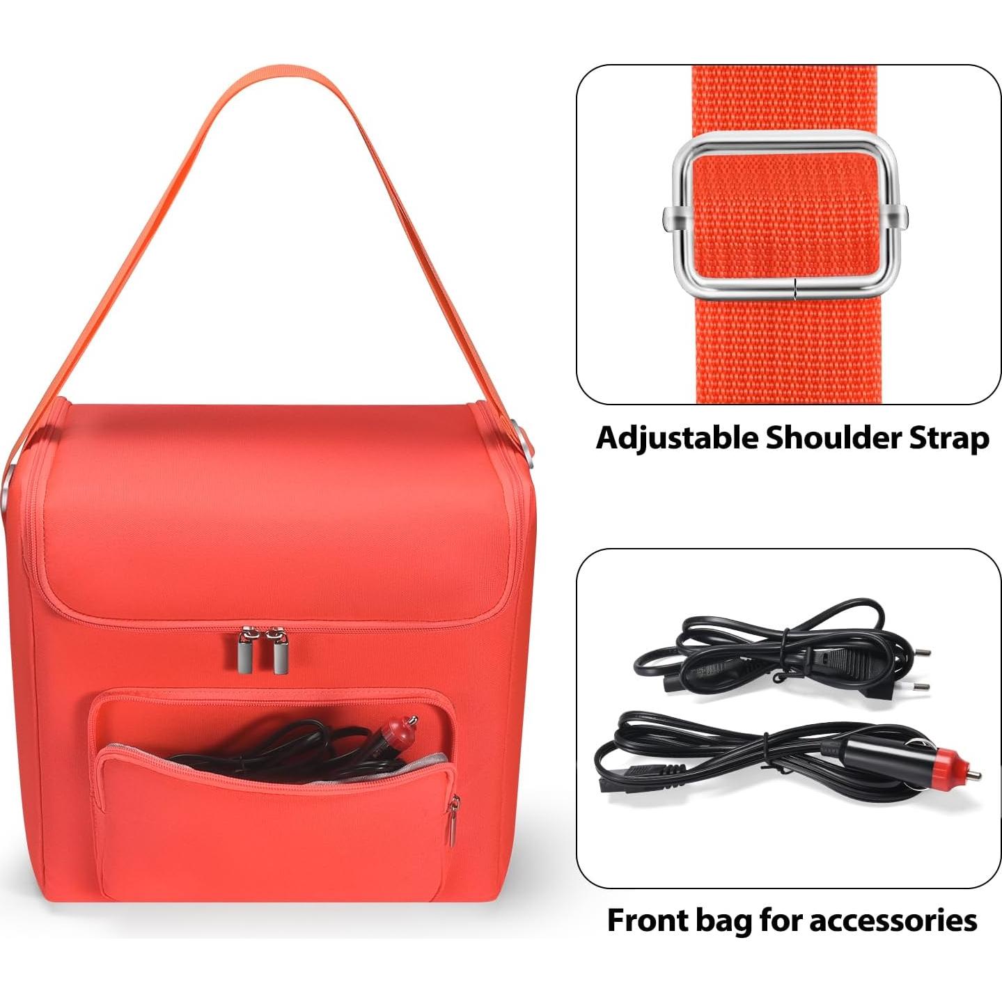 Funda de Nevera Mini Portátil Multiuso 31x19.5cm - Color Naranja