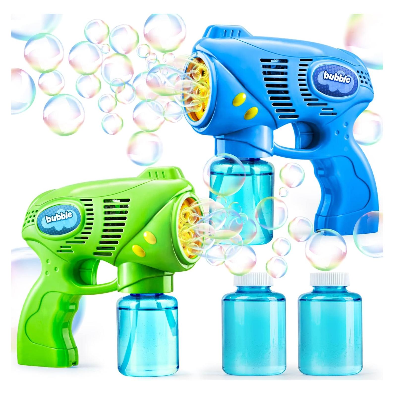Pistola de Burbuja Joyin con 2 Botellas 148ml para Niños