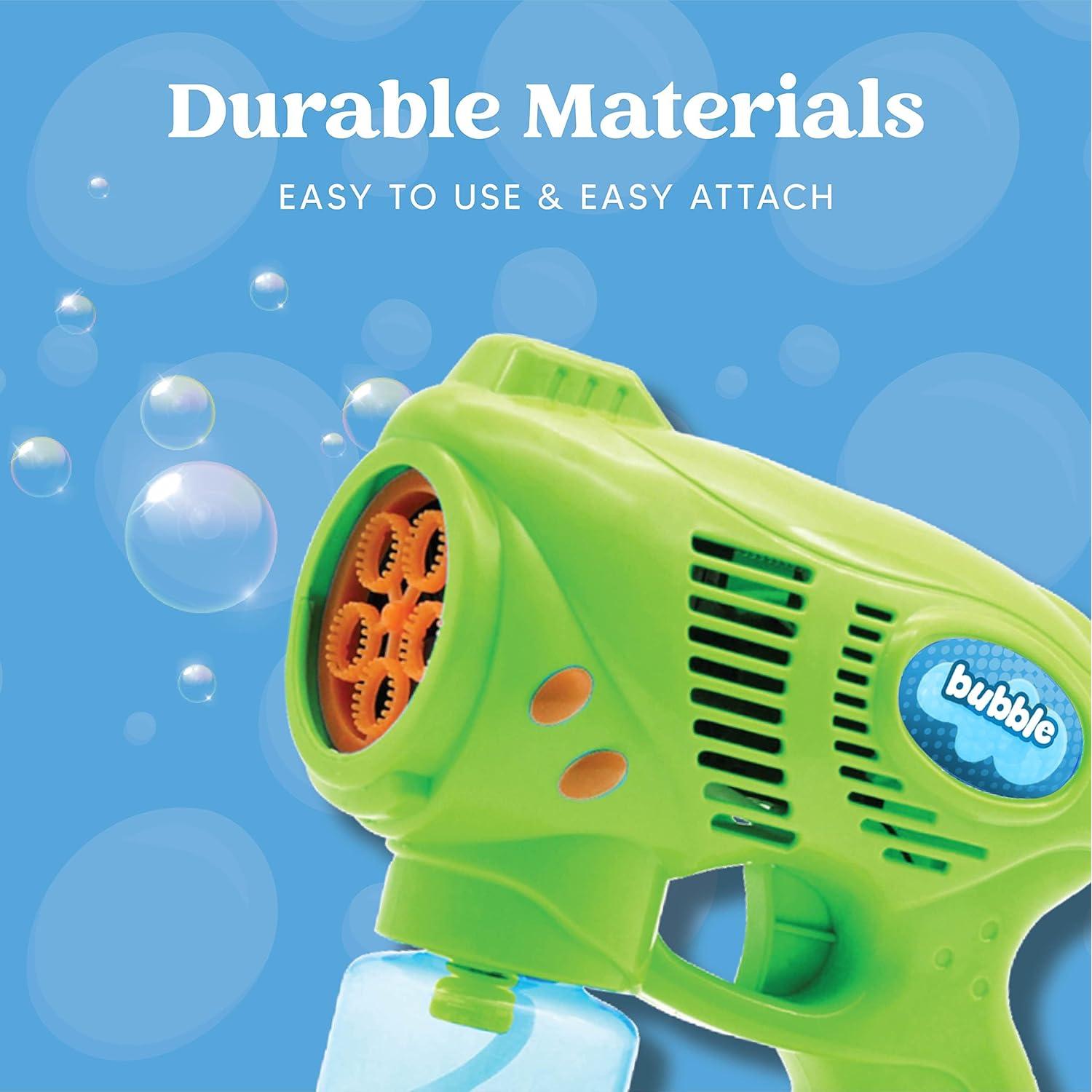 Pistola de Burbuja Joyin con 2 Botellas 148ml para Niños