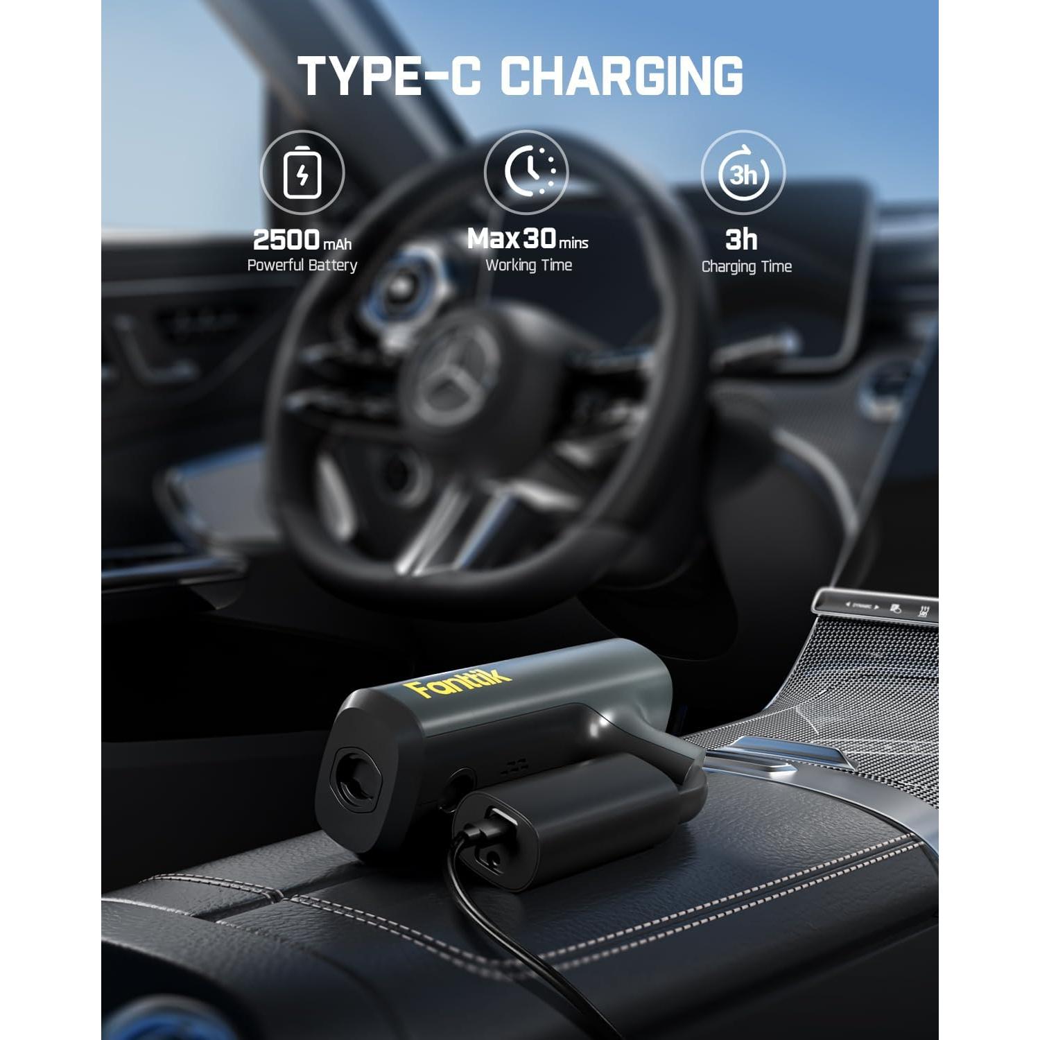 Lavadora a Presión Fanttik NB8 Flip Inalámbrica 174 PSI