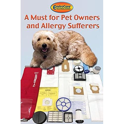 EnviroCare Replacement Micro Filtration Vacuum Cleaner Dust Bags made to fit Electrolux Upright Style U and ProTeam Prolux, ProCare & ProForce Uprights 12 pack