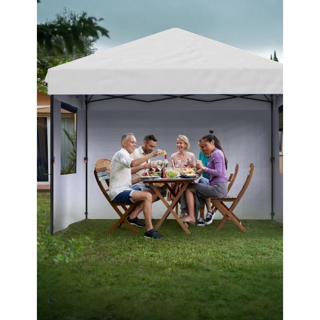 Carpa Pop Up GarveeLife 3.05x3.05m Blanca con Paredes Removibles