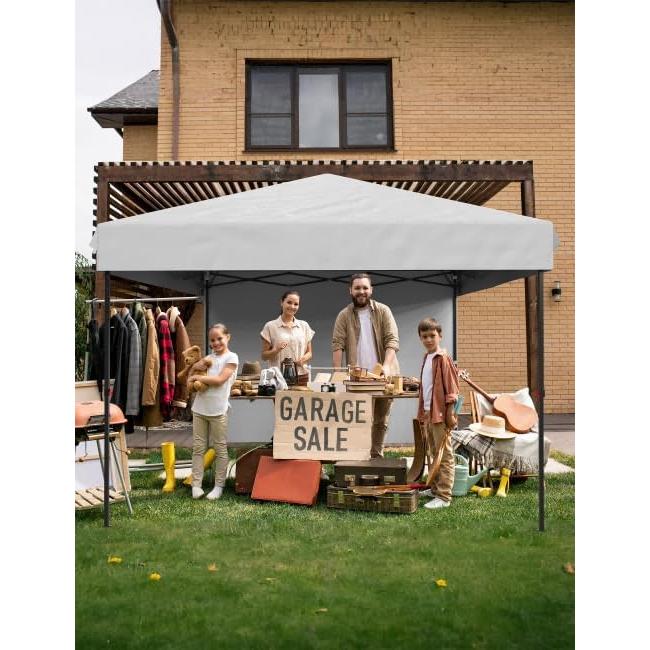 Carpa Pop Up GarveeLife 3.05x3.05m Blanca con Paredes Removibles