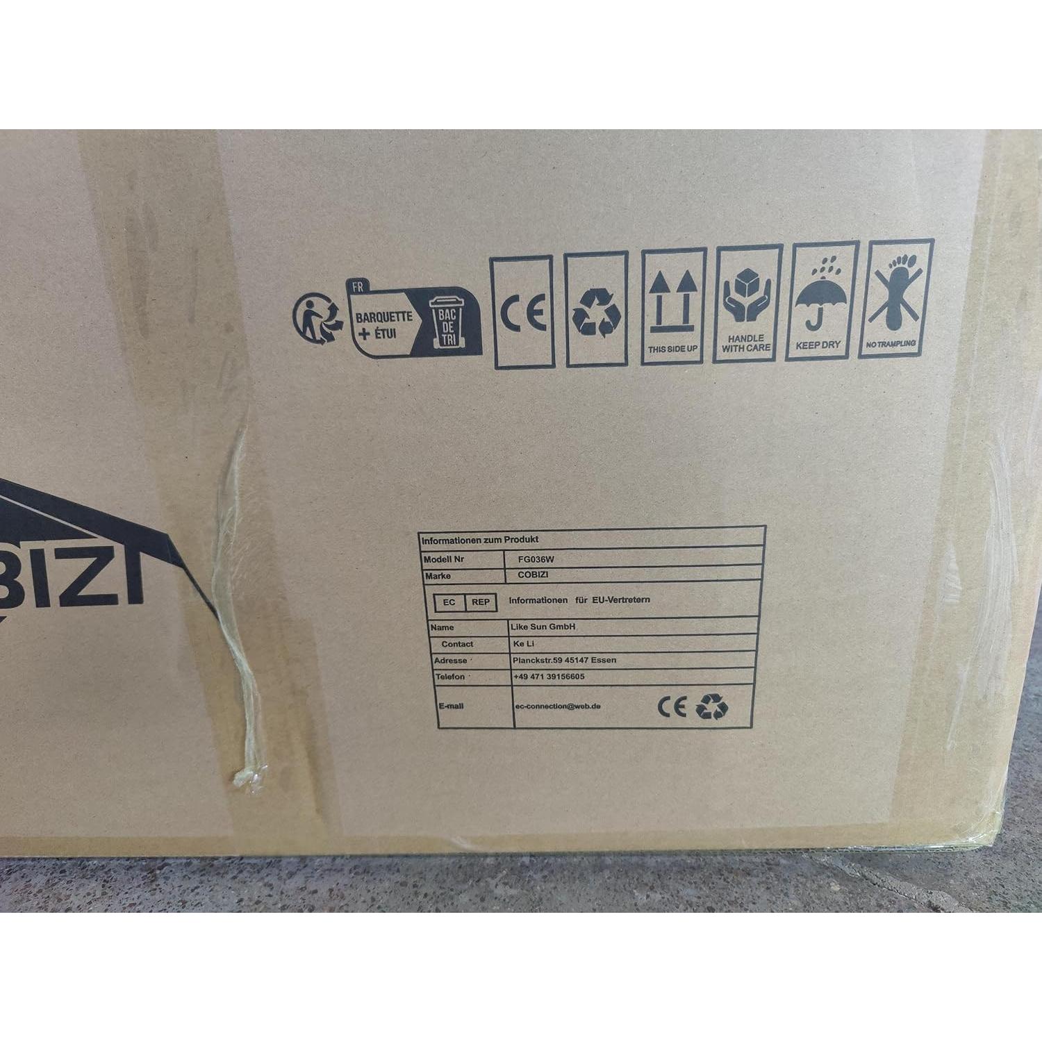 COBIZI 10x20 Pop Up Canopy with 6 Sidewalls, Conical Party Tent 10x20 with 3 Adjustable Height Waterproof, UV-Resistant EZ Outdoor Gazebo with Carry Bag, Sandbag, Stake, Rope for Parties, Commercial