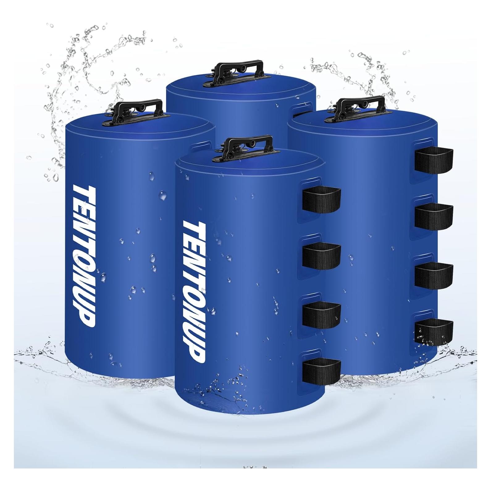 Bolsas de Peso para Carpa TENTONUP 220LBS 4PCS Azul