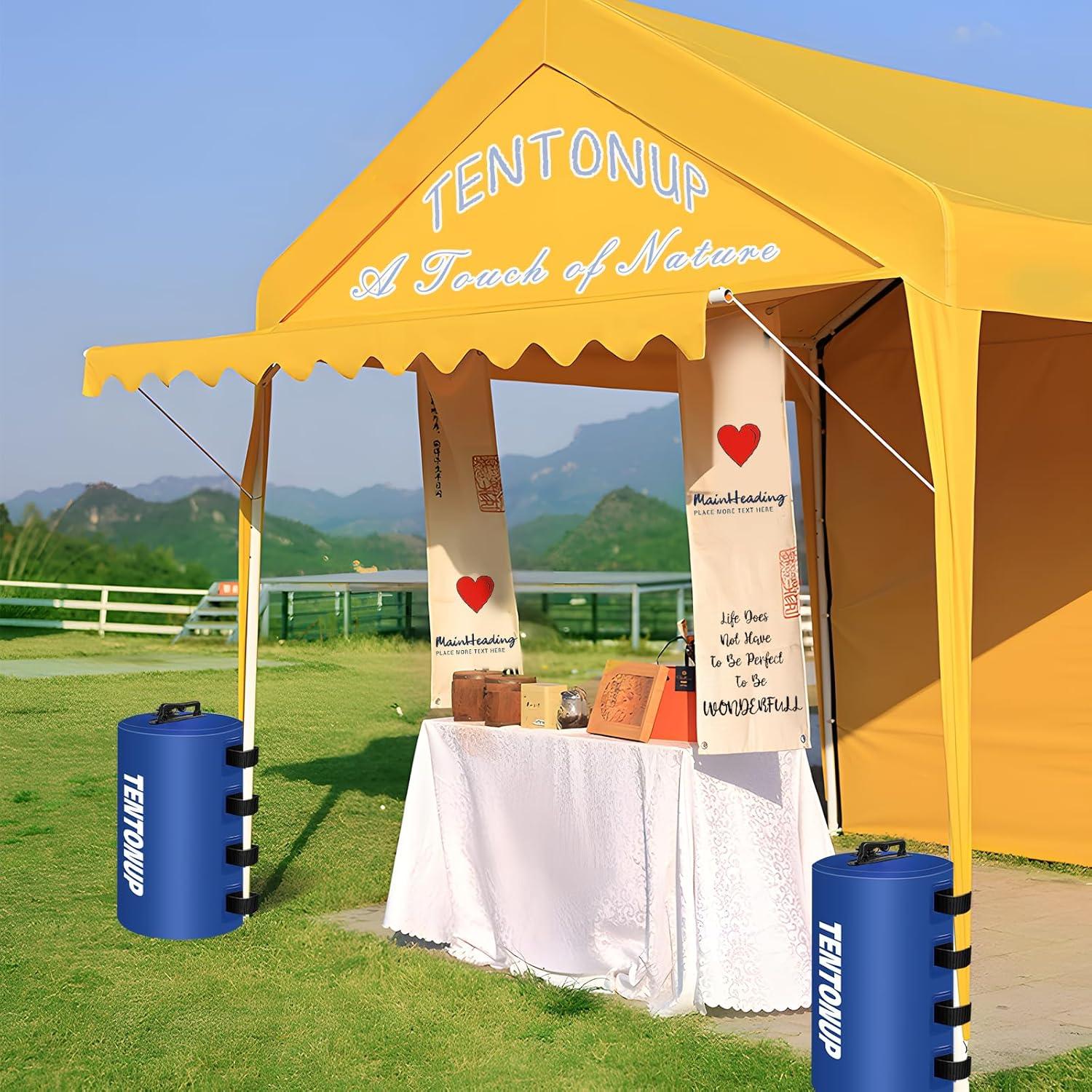 Bolsas de Peso para Carpa TENTONUP 220LBS 4PCS Azul