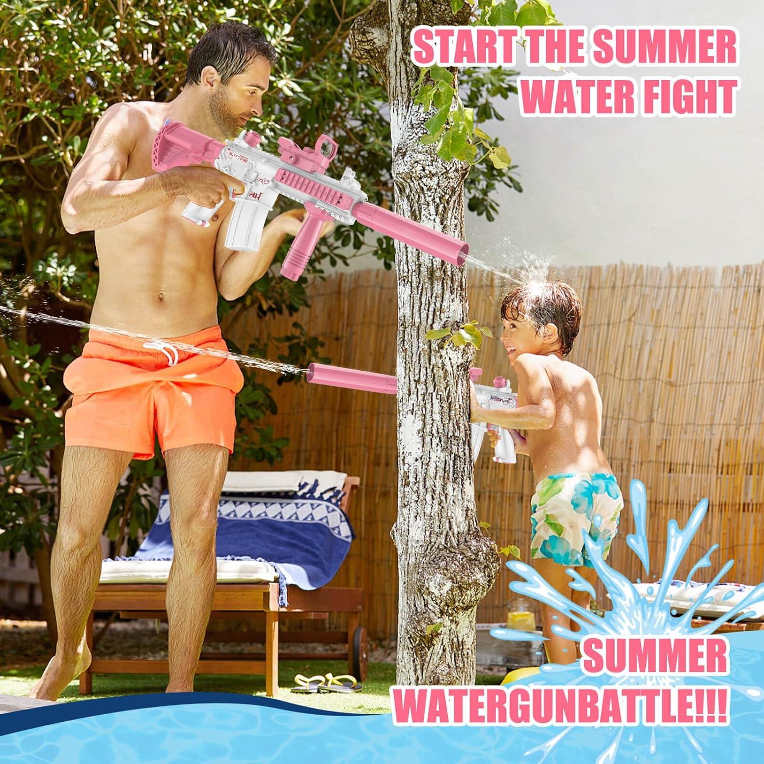 Pistola de Agua Eléctrica Dolanus CY012 para Niños y Adultos - Alcance 9.75m