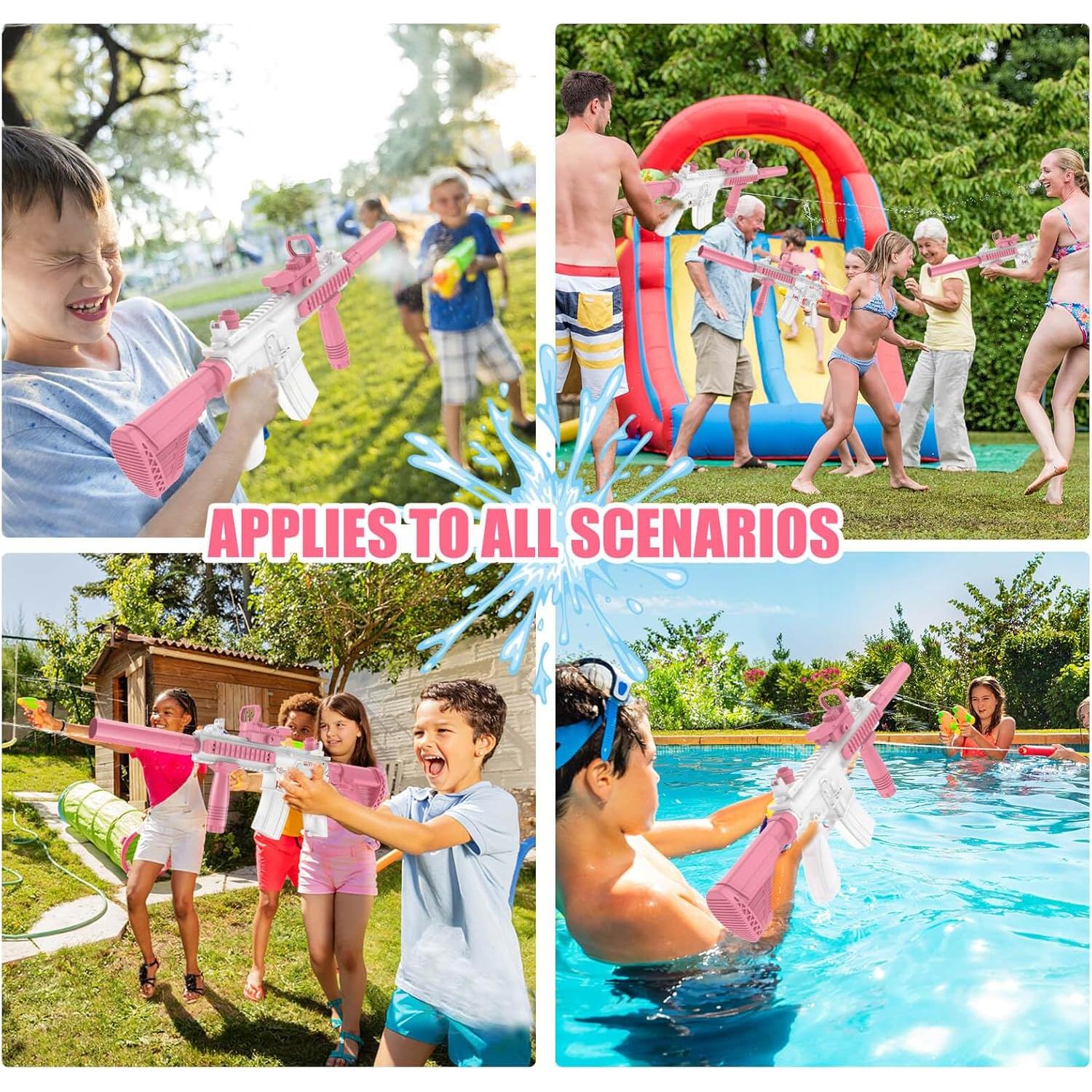 Pistola de Agua Eléctrica Dolanus CY012 para Niños y Adultos - Alcance 9.75m