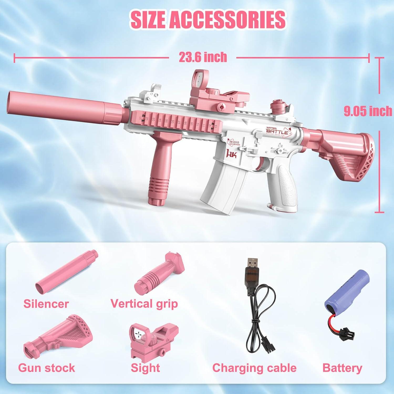 Pistola de Agua Eléctrica Dolanus CY012 para Niños y Adultos - Alcance 9.75m