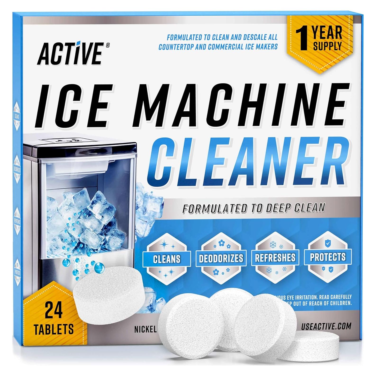 Limpiador Desincrustante ACTIVE - 24 Tabletas para Hielo