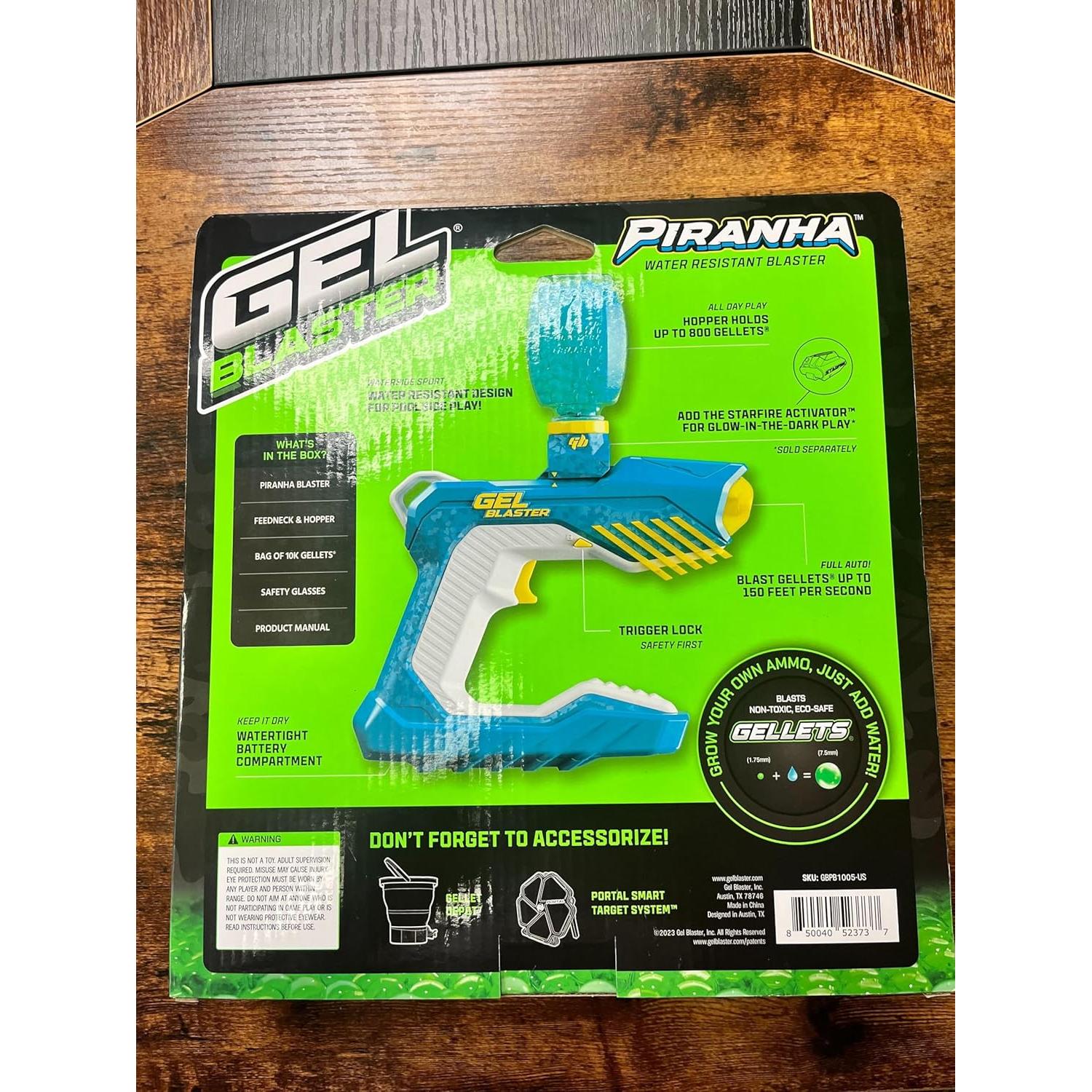 Gel Blaster Piranha Original - Automático Impermeable 30m