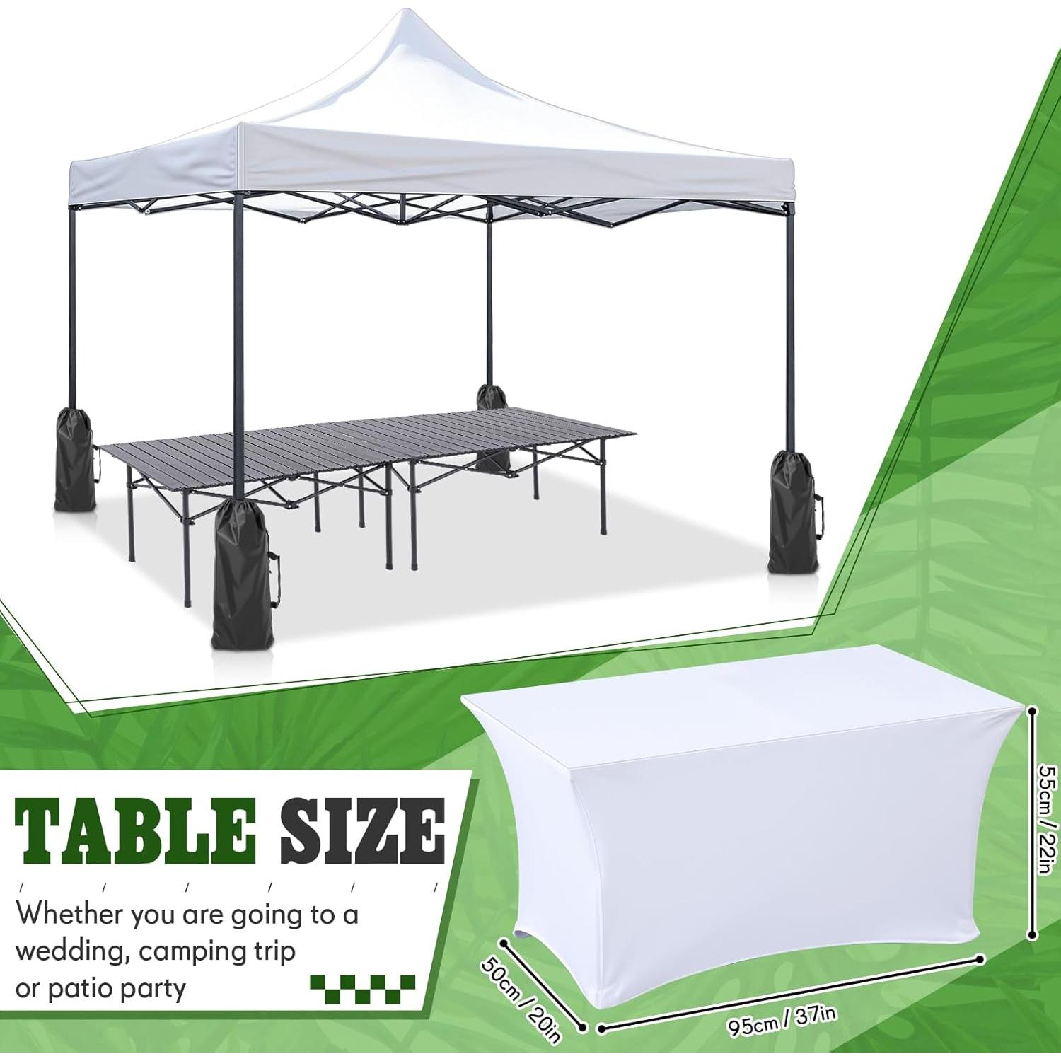 Carpa de Dosel 10x10ft Yoojahow + 2 Mesas Plegables + Fundas