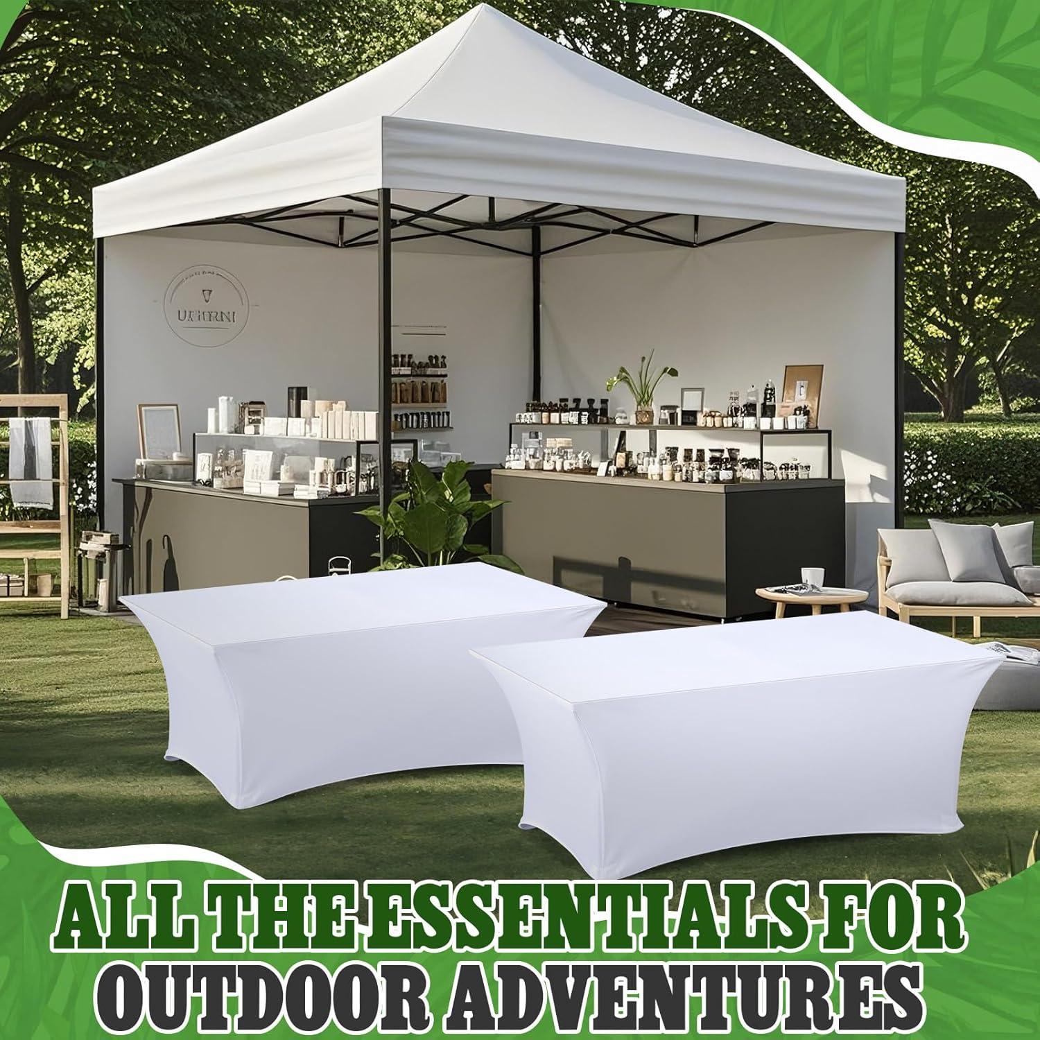 Carpa de Dosel 10x10ft Yoojahow + 2 Mesas Plegables + Fundas