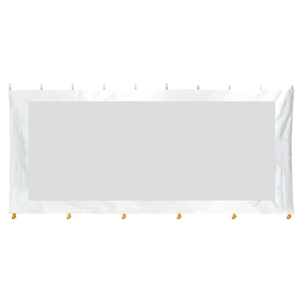 TentandTable Standard Mesh Tent Sidewall, 7-Foot by 20-Foot, Waterproof Sidewalls for Commercial Party & Canopy Tents, UV Resistant, Removable, 14oz Translucent Vinyl, Tent Not Included