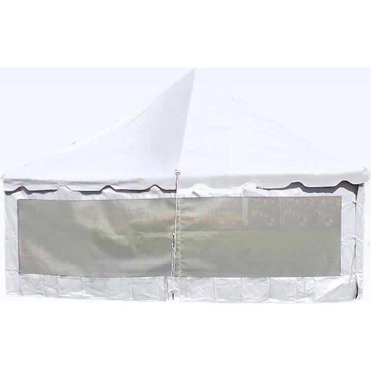 TentandTable Standard Mesh Tent Sidewall, 7-Foot by 20-Foot, Waterproof Sidewalls for Commercial Party & Canopy Tents, UV Resistant, Removable, 14oz Translucent Vinyl, Tent Not Included