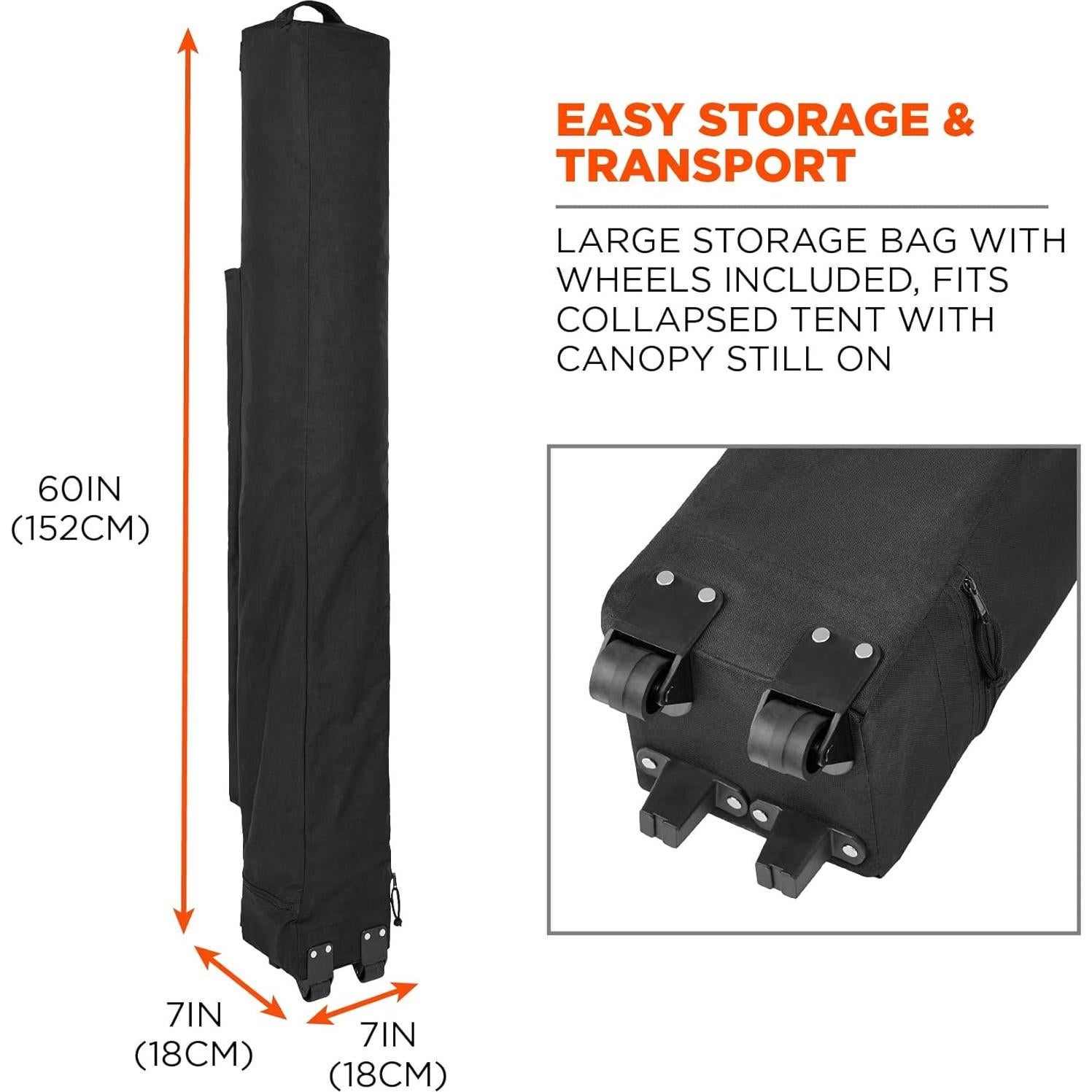 Carpa Plegable Ergodyne Refugio Instantáneo 3.05m x 3.05m Lima