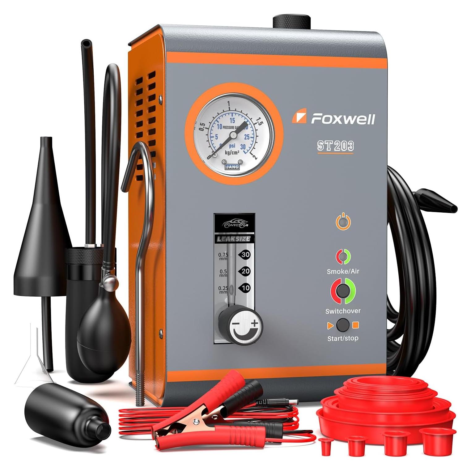 Detector de Fugas de Humo FOXWELL ST203 para Autos 12V