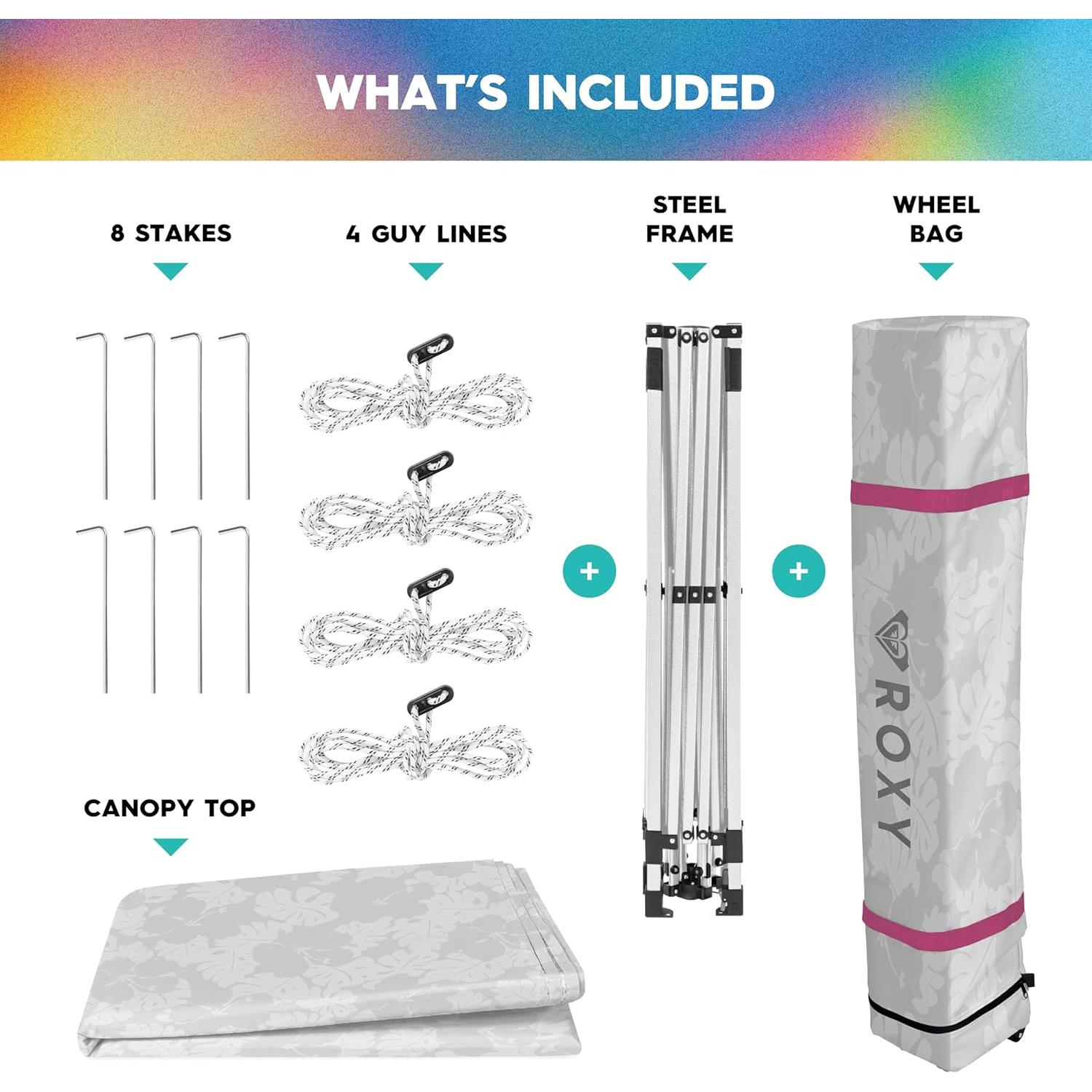 Carpa Plegable Roxy 10x10 Rosa Fucsia - Protección UV 50+