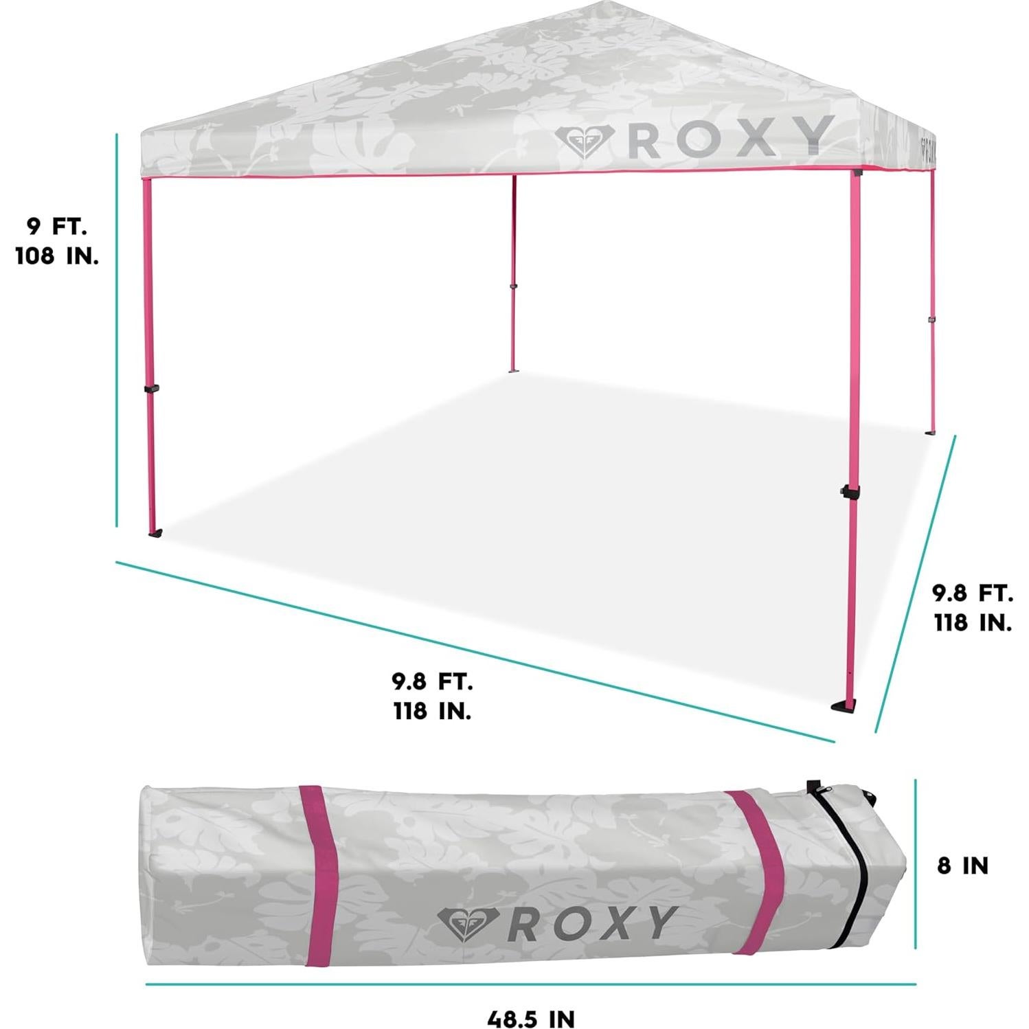 Carpa Plegable Roxy 10x10 Rosa Fucsia - Protección UV 50+