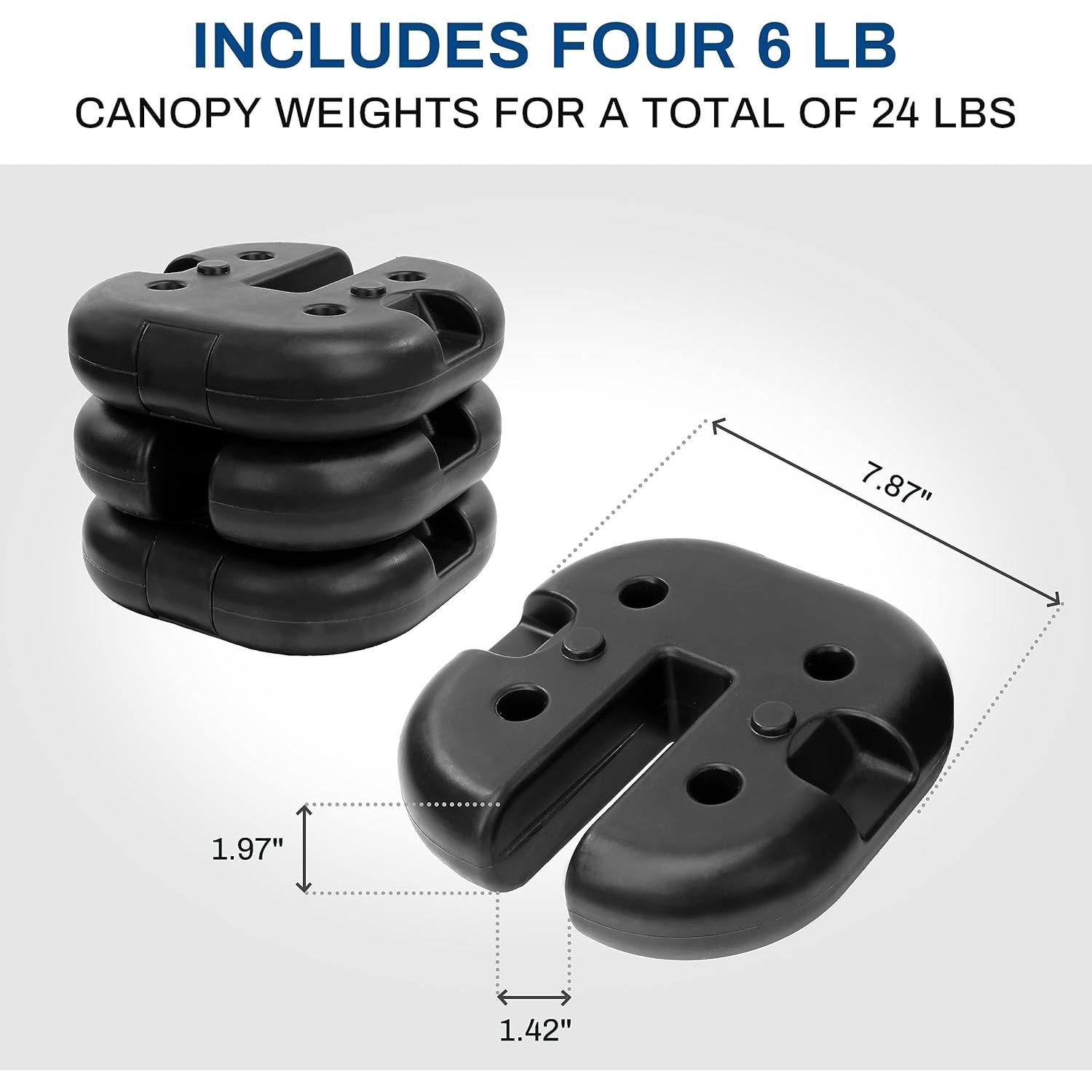 Juego de Pesas para Carpa Elevon 10.89 kg Sin Pinchazos