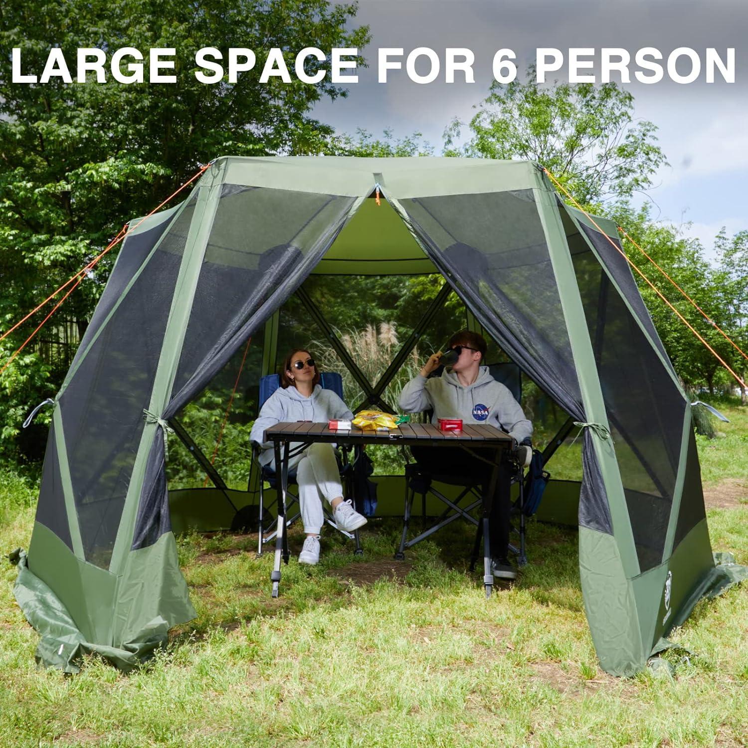 Tienda Pop-up EVER ADVANCED 3.5x3.0m para Camping Verde