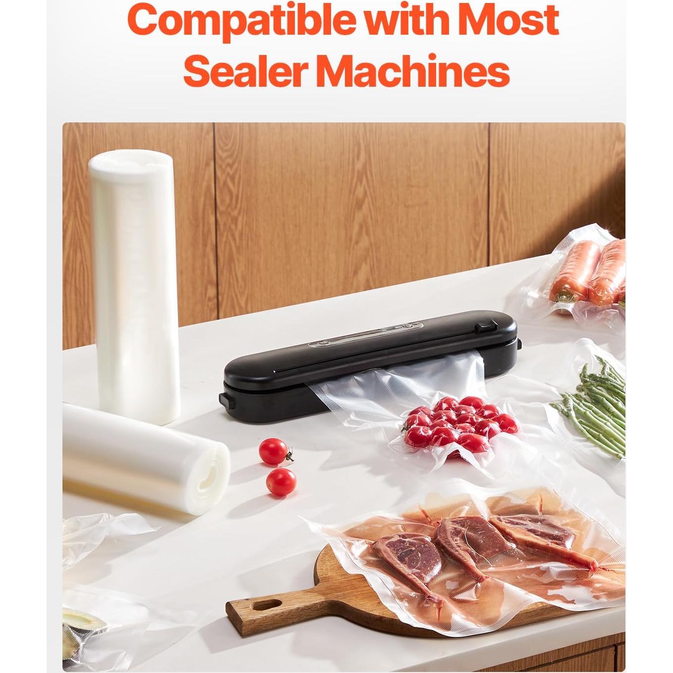 Bolsas de Sellado al Vacío VEVOR 2 Rollos 27.94 cm x 15.24 m