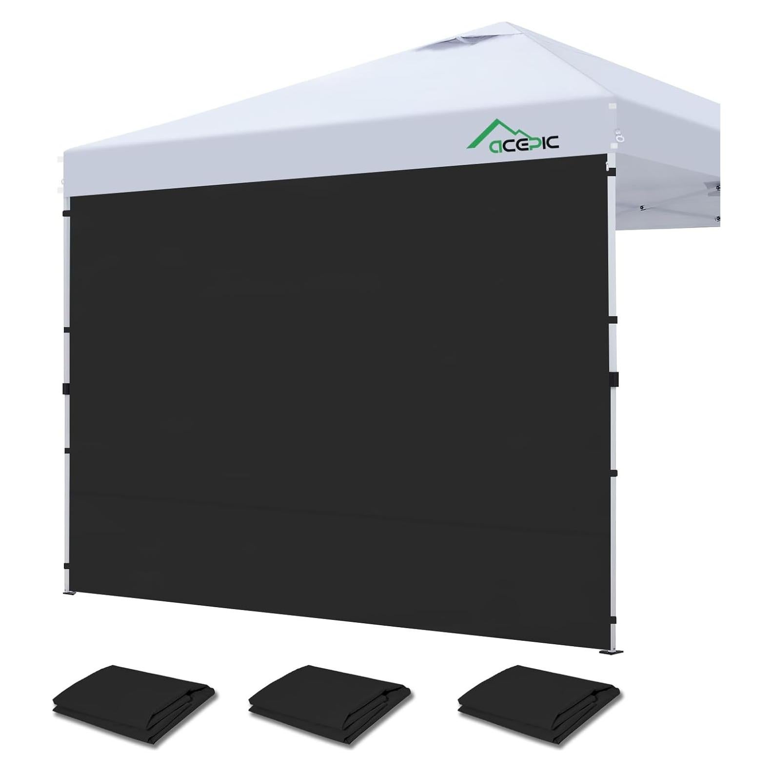 Paredes Laterales Acepic para Carpa Plegable 10x10, 3 Piezas