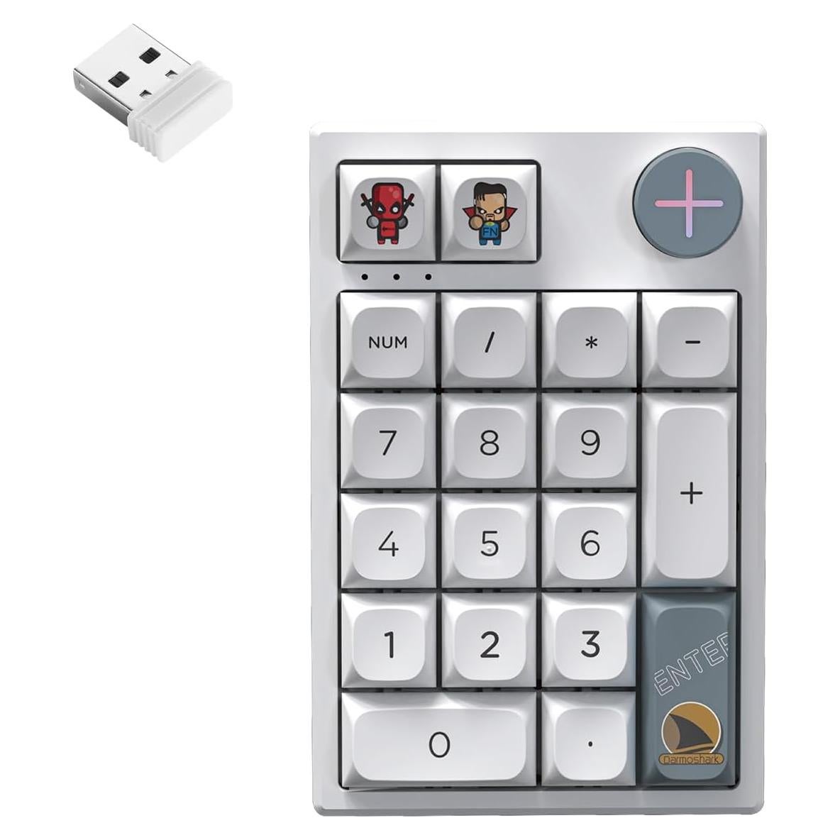 Teclado Numérico Mecánico Inalámbrico Darmoshark K3 Pro RGB