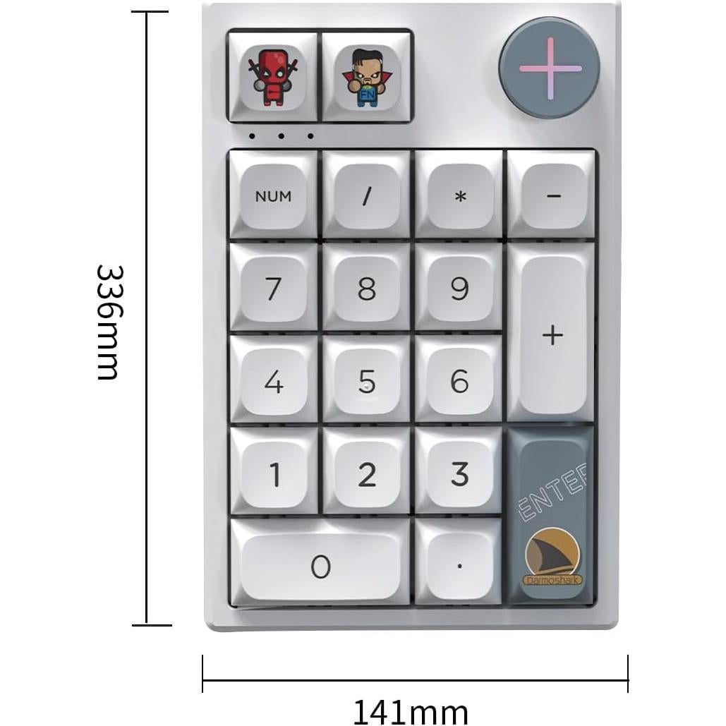 Teclado Numérico Mecánico Inalámbrico Darmoshark K3 Pro RGB
