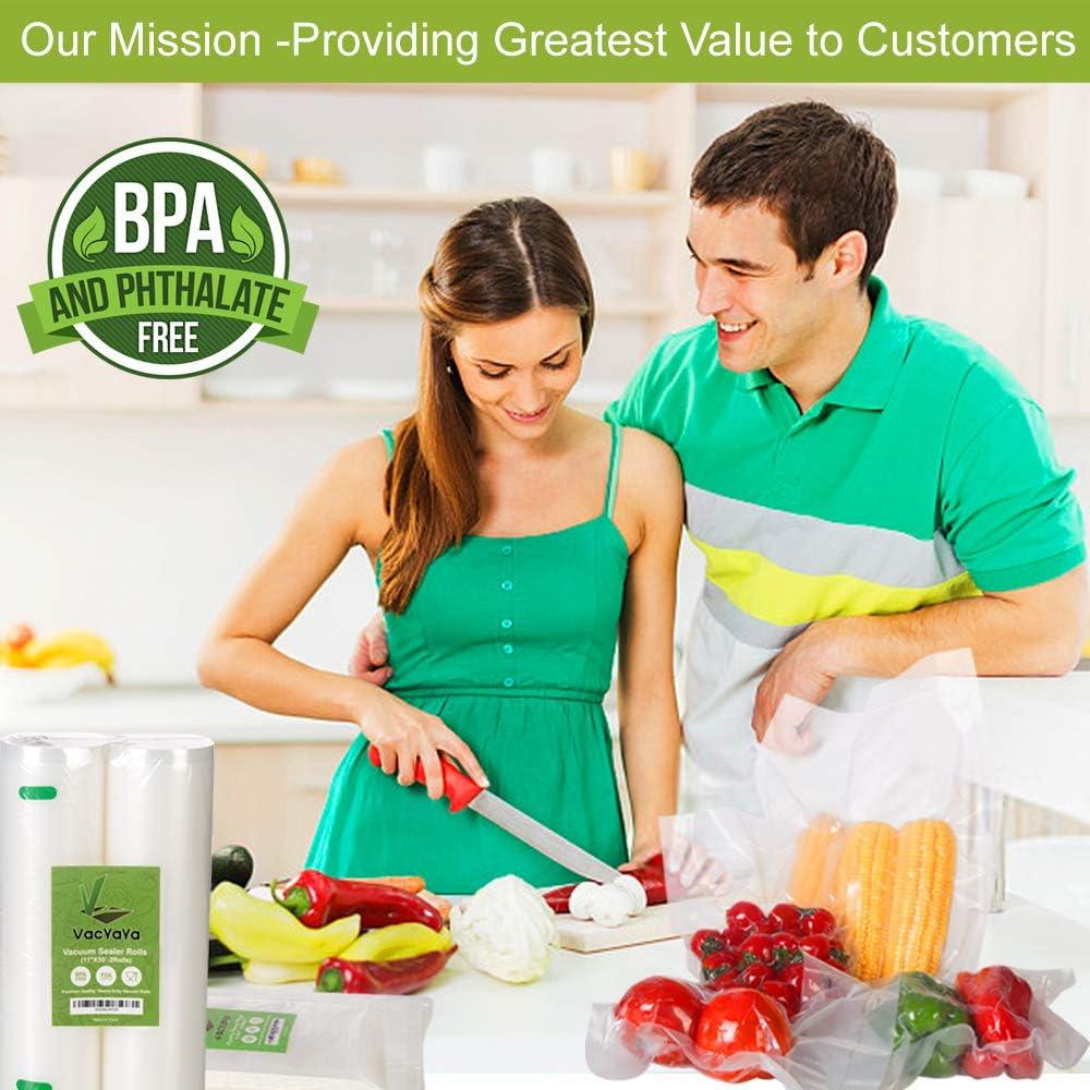 Bolsas de Sellado al Vacío VacYaYa 200 Cuartos 20x30 cm