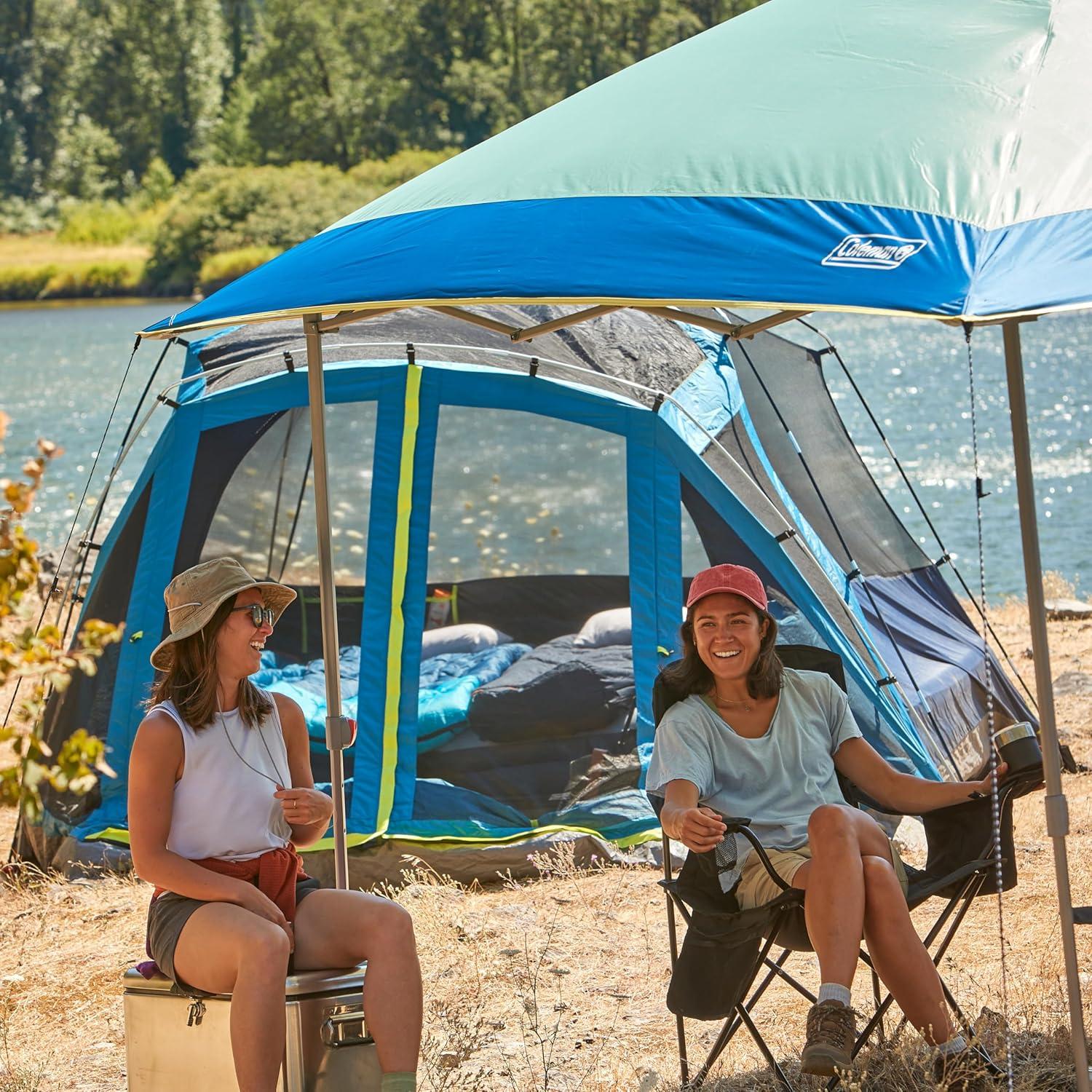 Carpa de Dosel Instantánea Coleman Oasis 3.05x3.05m con Pared Lateral