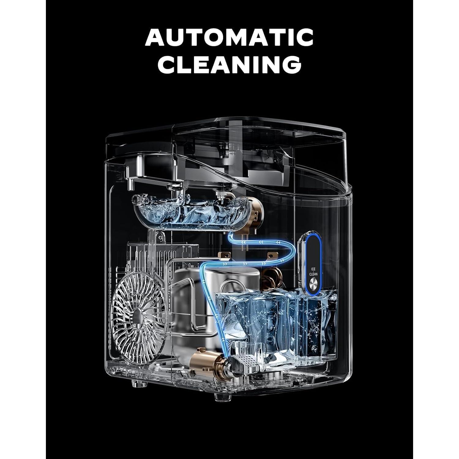 Máquina de Hielo Nugget Silonn SLIM24B 15 kg/24H Autolimpieza