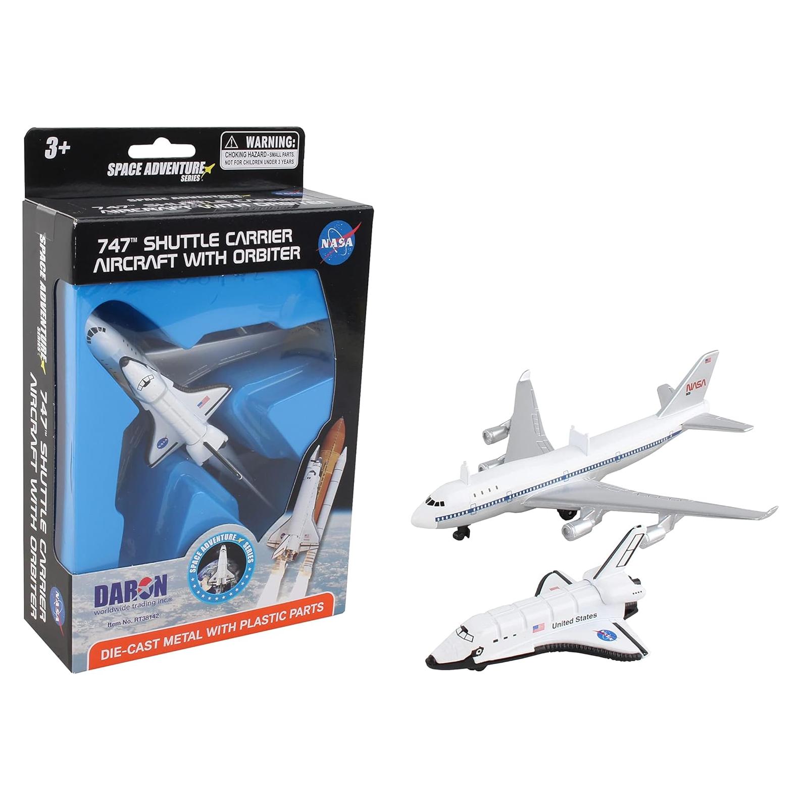 Conjunto de Juguetes Espaciales Daron Boeing 747 y Transbordador