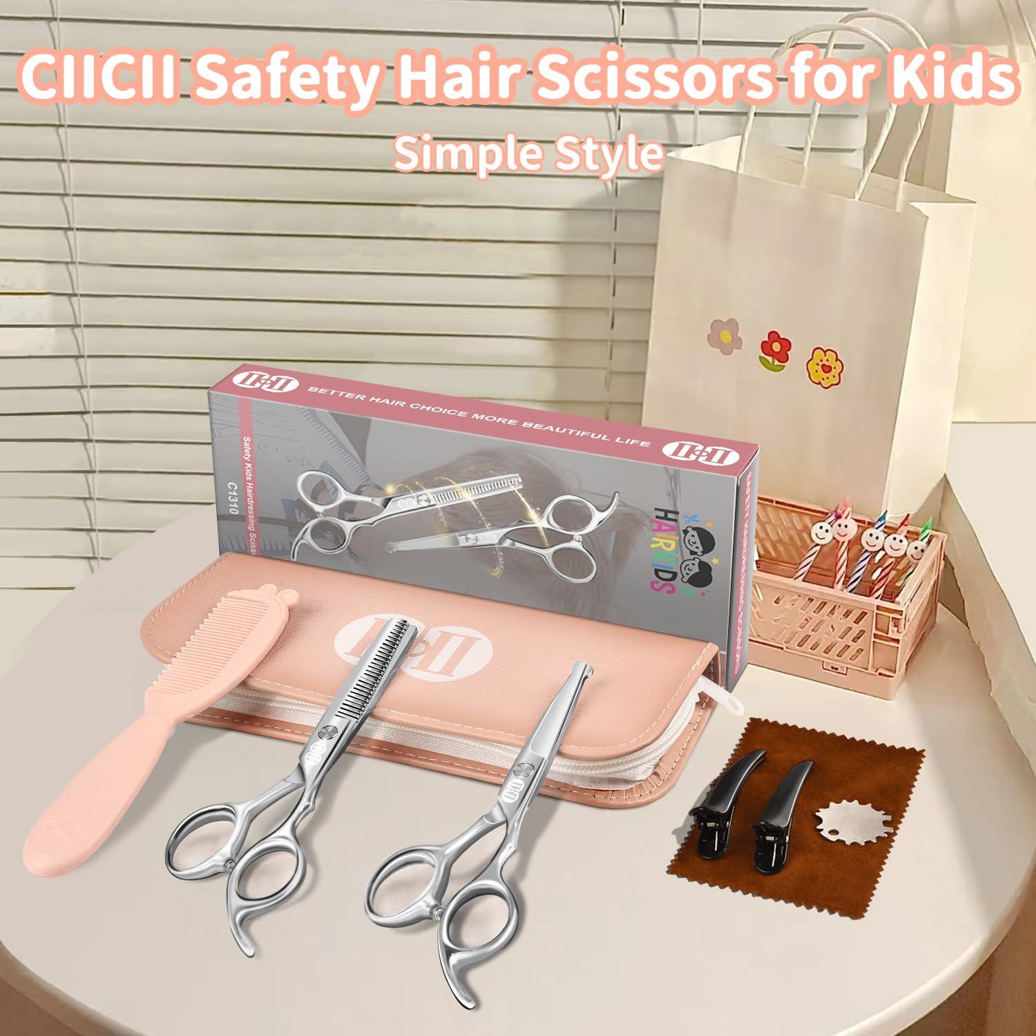 Kit de Tijeras para Cortar Cabello CIICII 8 en 1 para Niños