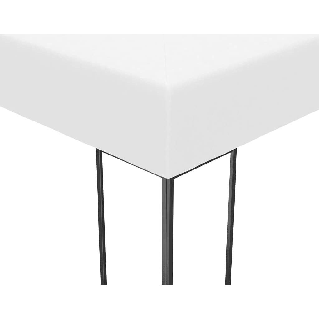 Garden Gazebo Powder-Coated Steel,Wedding Tents,Party Gazebo,Event Tent,Entertainment Gazebo,Picnic Gazebo,Terrace Gazebo,Outdoor Gazebo,for Picnic,Party,Beach,Wedding, 118.1"x157.4"x106.2" White