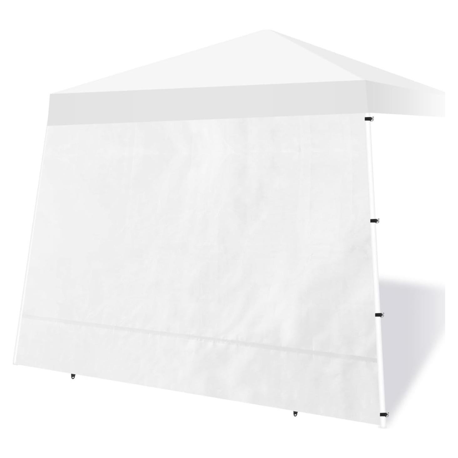 Pared Lateral de Carpa Plegable Joramoy 10x10 Pies Blanca
