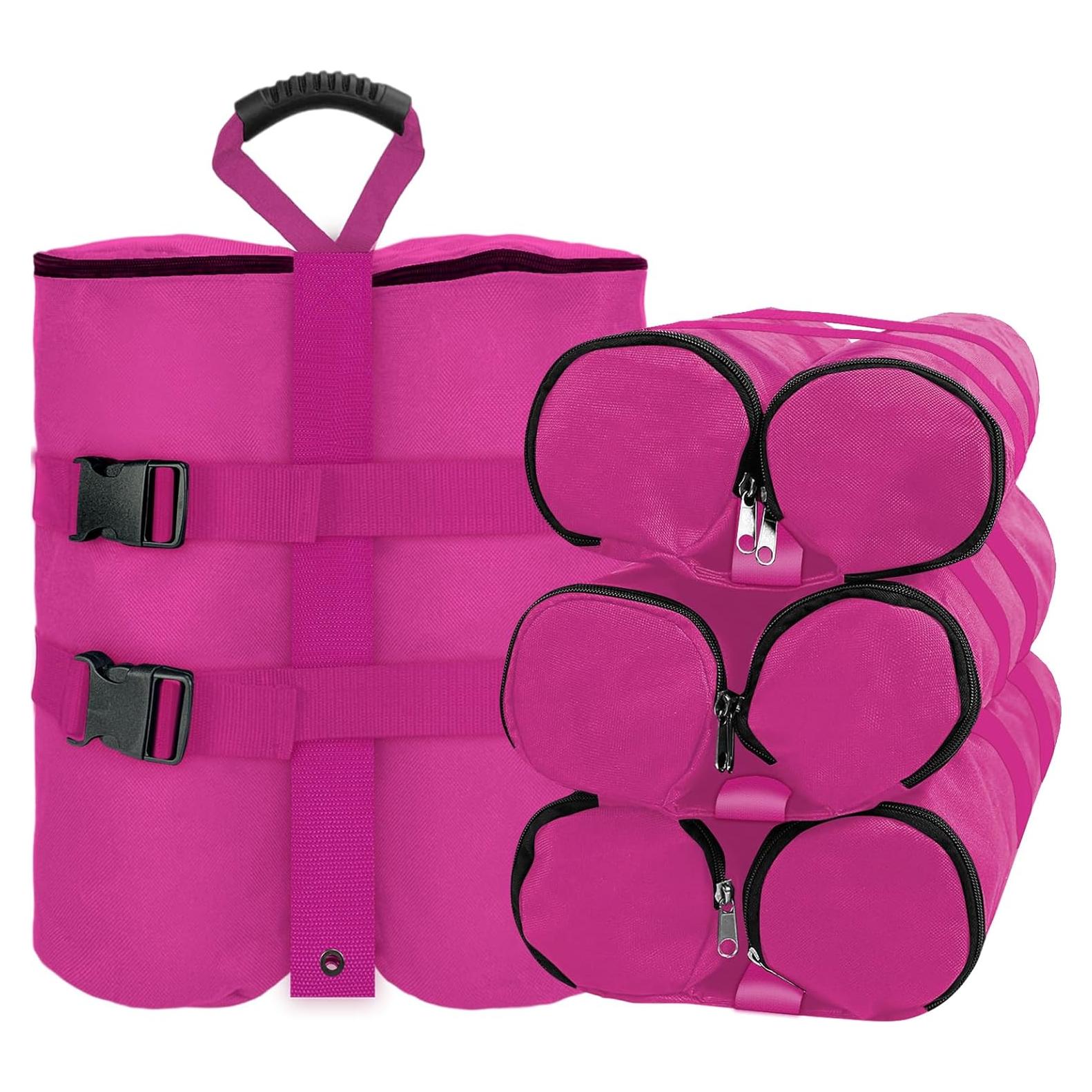 Canopy Weight Bags Set of 4, 1680D Heavy Duty Leg Canopy Weights Sand Bags for Pop up Canopy Tent,Instant Outdoor Sun Shelter Canopy,Patio Umbrella