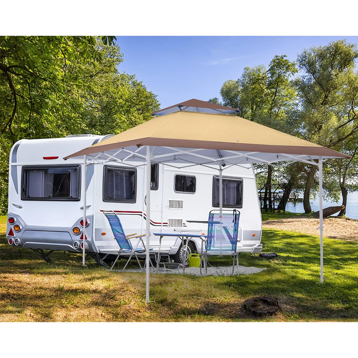 Carpa Plegable MASTERCANOPY 13x13 con Bolsa y Ruedas