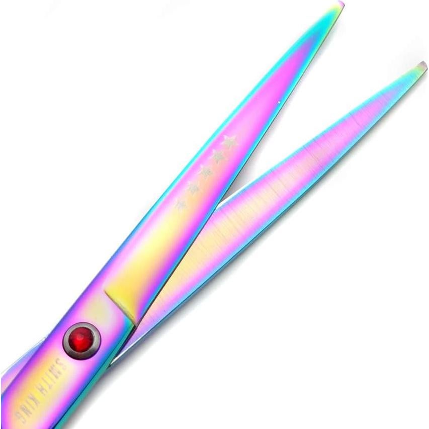 Juego de tijeras profesionales Smithking 17.78 cm con navaja