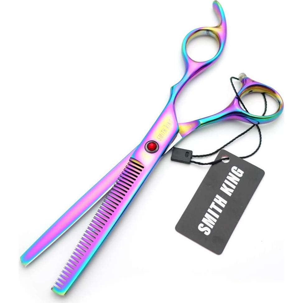 Juego de tijeras profesionales Smithking 17.78 cm con navaja