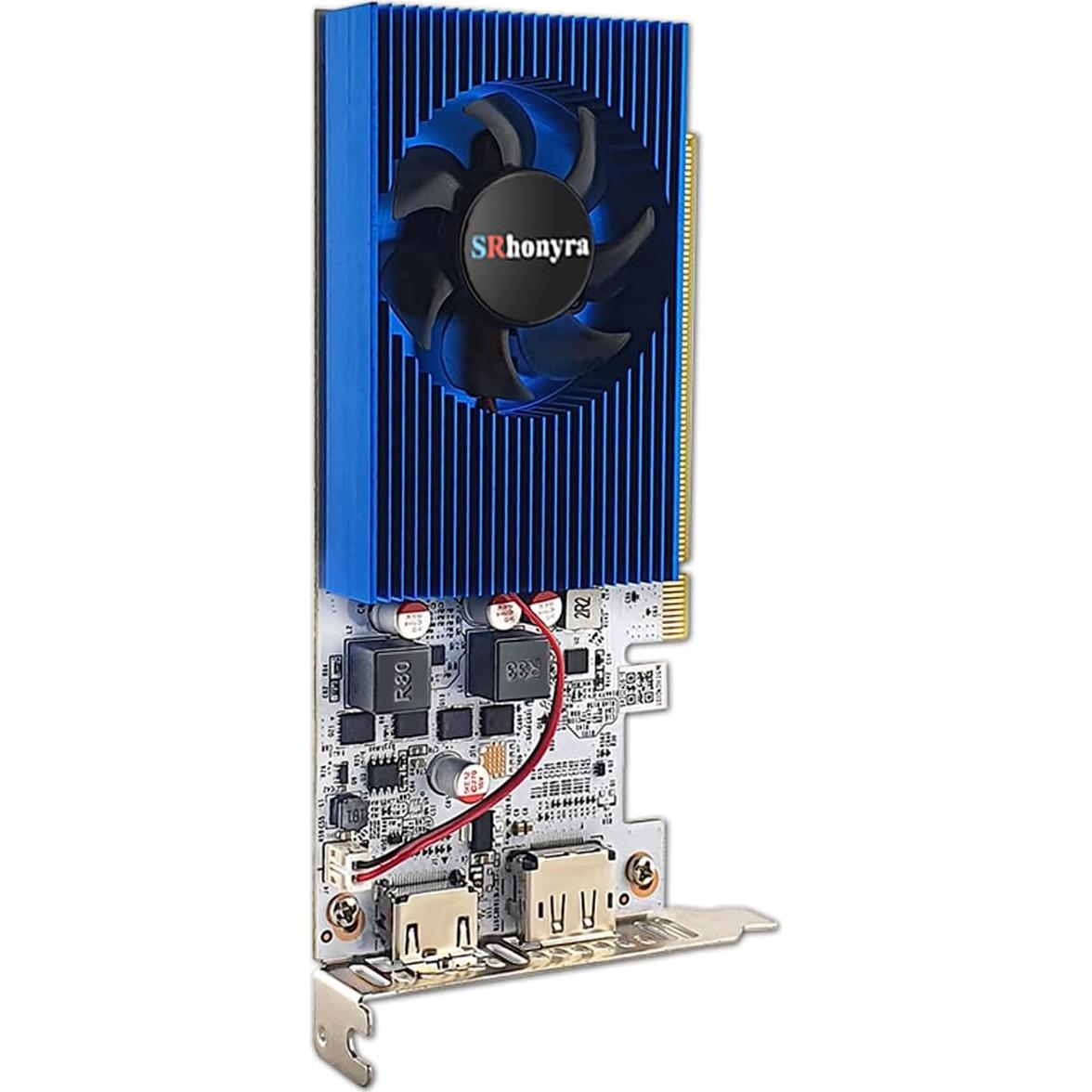 Tarjeta Gráfica SRhonyra GT 1030 4GB HDMI Bajo Perfil